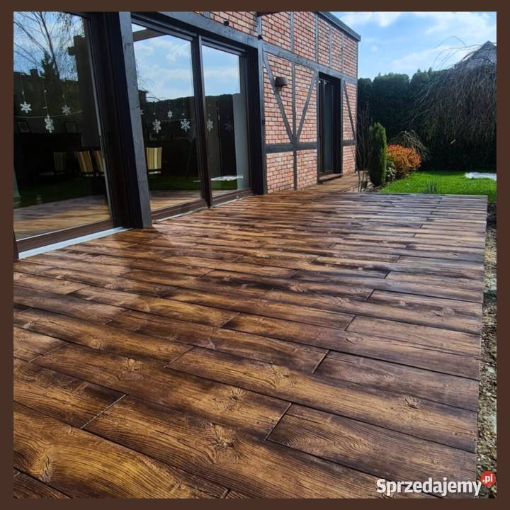 Deska tarasowa betonowe drewno na taras ścieżkę Kielce