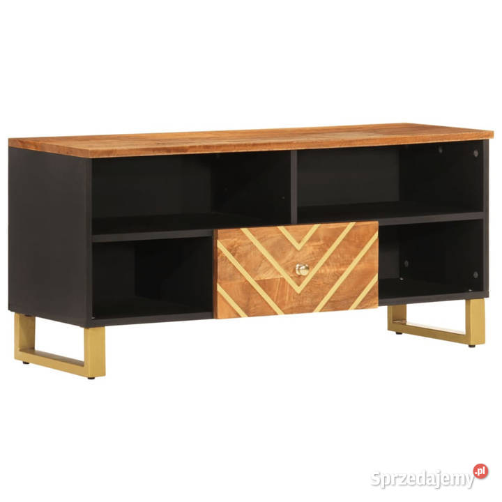 Szafka pod TV brązowoczarna 100x335x46 lite Warszawa