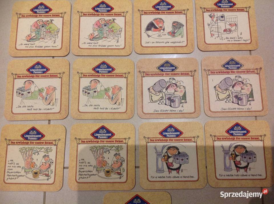 Stara Podkładka pod Piwo Lwenbrauerei Passau 25 Nowa Sól