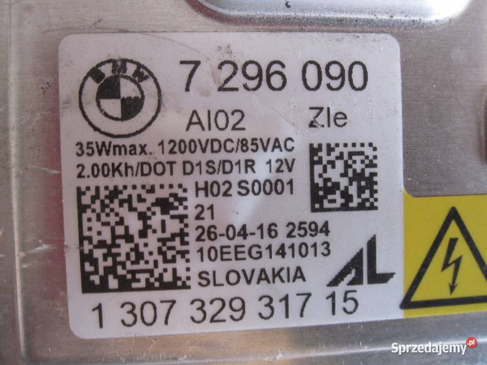 BMW F10 LIFT przetwornica XENON 7296090