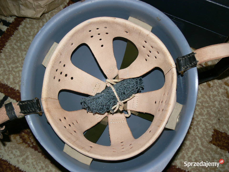 Hełm Kask Milicja MO ZOMO ORMO nowy z siatką łódzkie