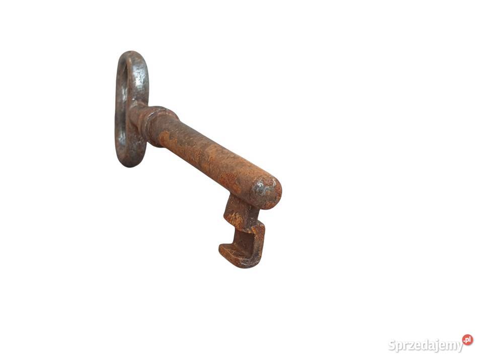 Stary stylowy metalowy klucz XVIIIXIX w ręcznie Cieszyn