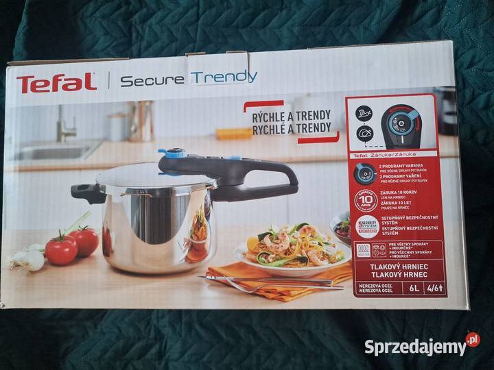 NOWY Szybkowar TEFAL Secure Trendy 6L sitko do Wrocław