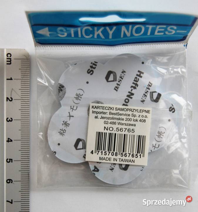 Kareczki samoprzylepne do notowania sowa z sową Lublin