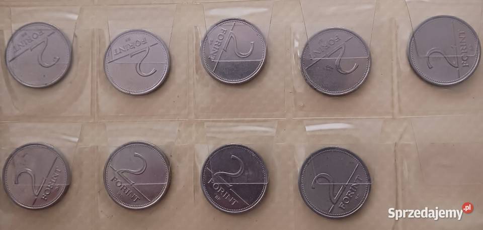 2 Forinty Węgry różne roczniki obiegowe Konin sprzedam