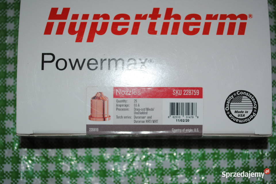 Powermax Hypertherm dysza 288759 Błonie