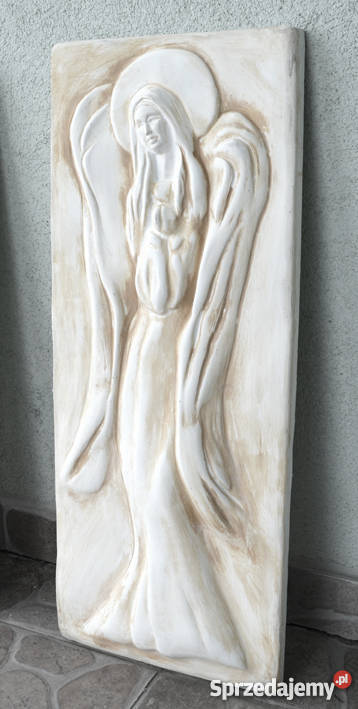 PŁASKORZEŹBA GIPSOWA 74 x 30 ANIOŁ 3Dart Wyposażenie wnętrz Kraków