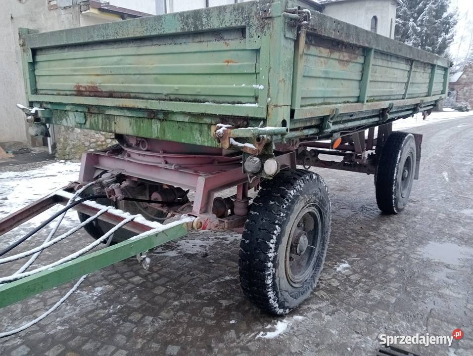 Przyczepa d55 d47 Zasław Pronar wywrotka Pieszyce sprzedam