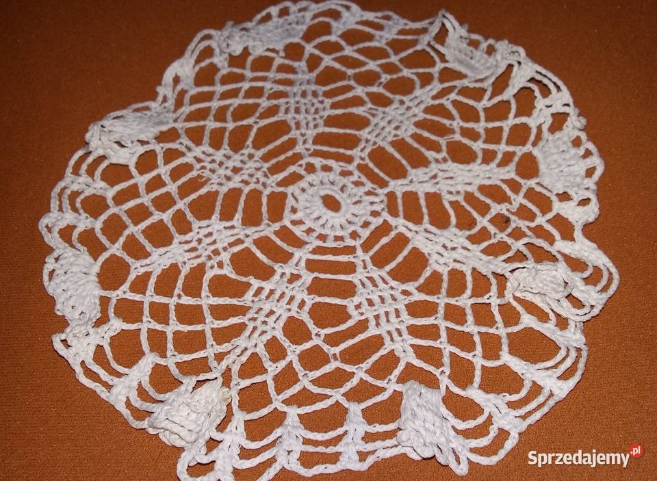 Serwetka szydełkowa serweta serwetki RĘKODZIEŁO Łódź