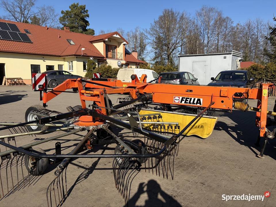 Zgrabiarka 2 karuzelowa Fella TS 801 8m mazowieckie Myszyniec