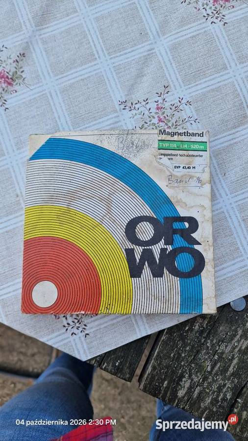 Taśma szpulowa ORWO TYP 114 LH 520m Gubin
