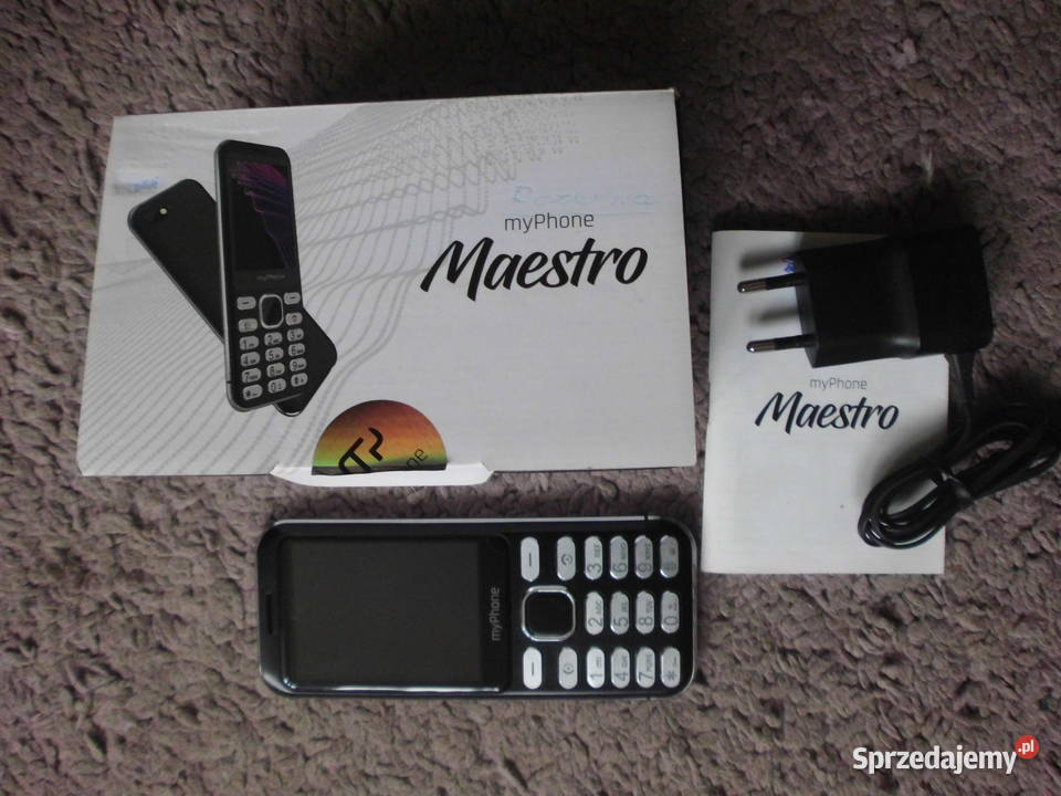 NOWY MyPhone Maestro telefon dla seniora, Dual SIM