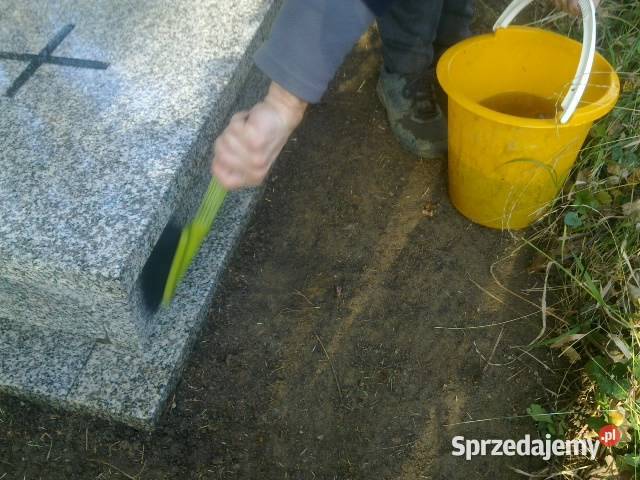 Sprzątanie grobu grobów opieka grobem Cmentarz dolnośląskie Wrocław