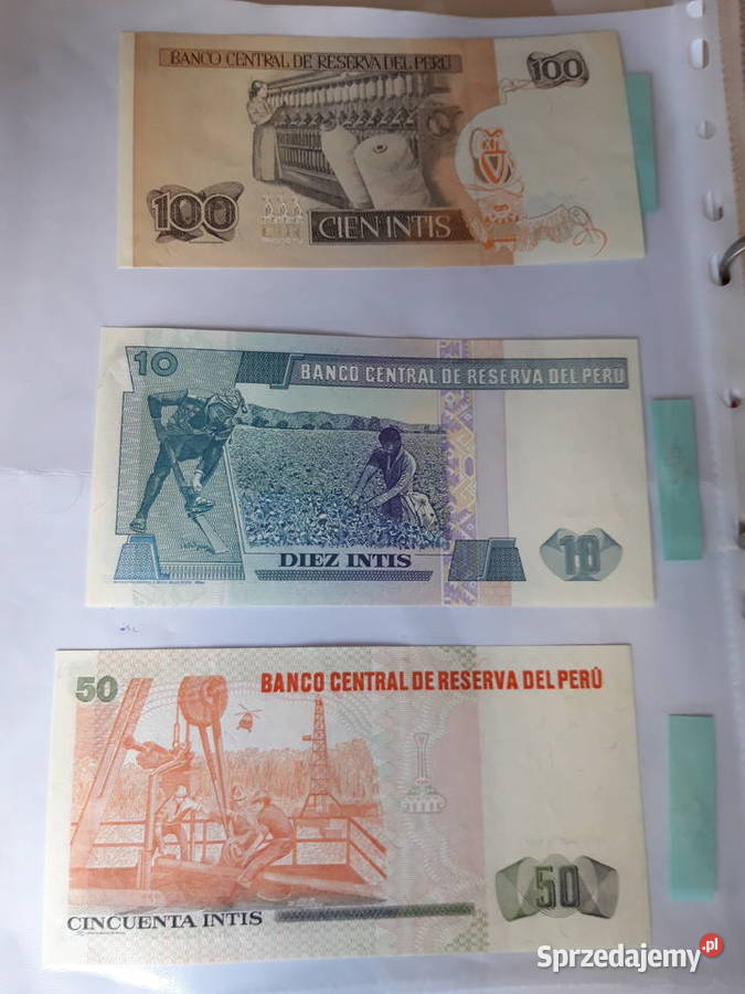 Banknot kolekcjonerski Peru Ruda Śląska sprzedam