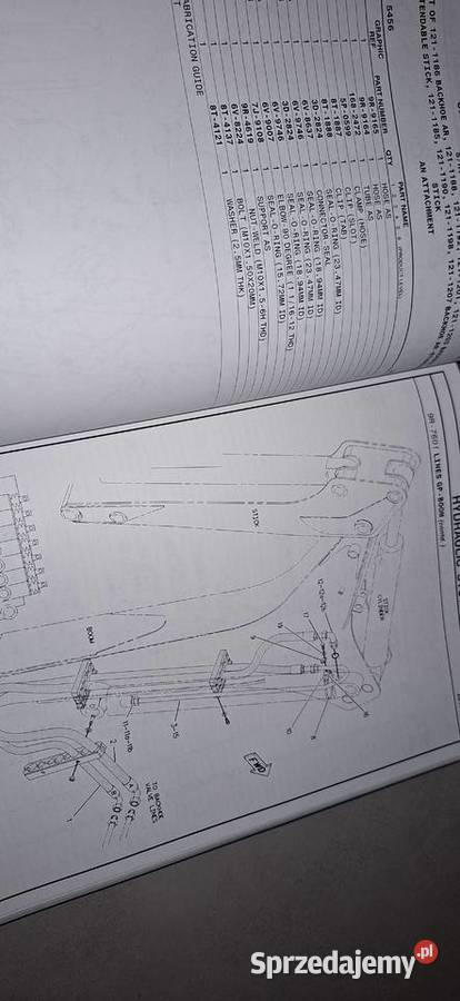 Katalog Części Caterpillar 428C Tom II Piła sprzedam