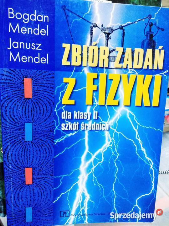 Zbiór zadań z fizyki Mendel książki antykwariat Warszawa