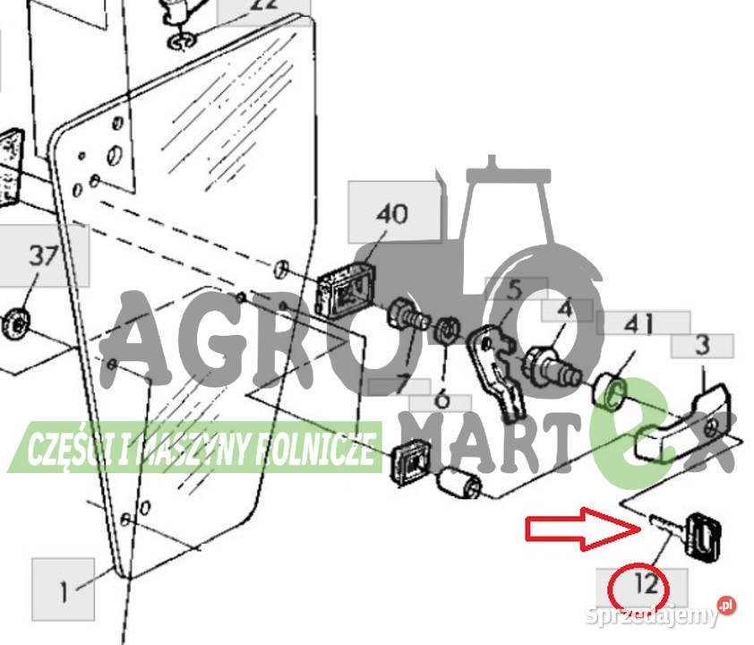 AL35863 KLUCZ STACYJKI ZAPŁONOWEJ JD John Deere Wichrów