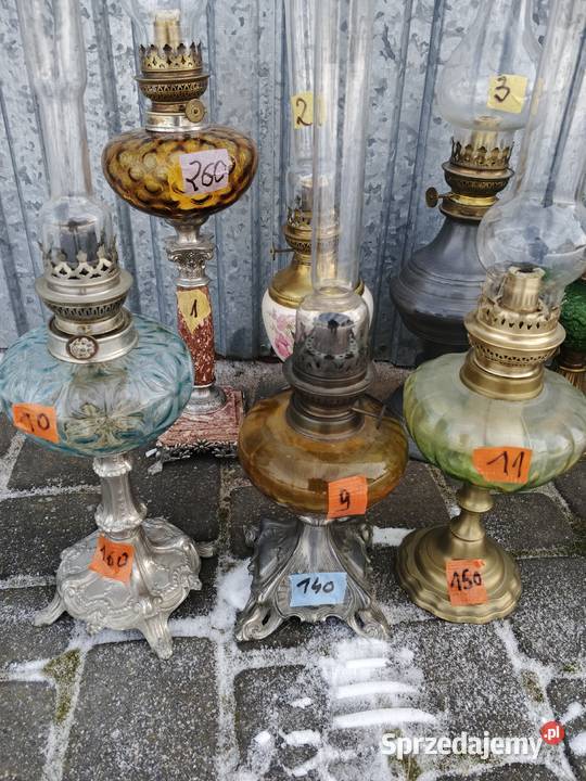lampy naftowe z francji świętokrzyskie Fałków