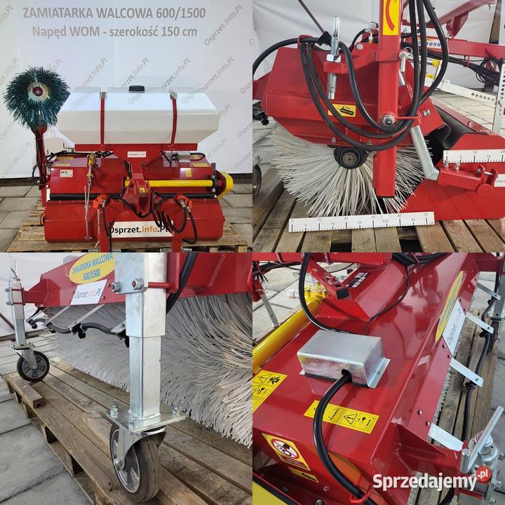 Zamiatarka mechaniczna WOM 1800 600 szerokość Pozostałe Kielce