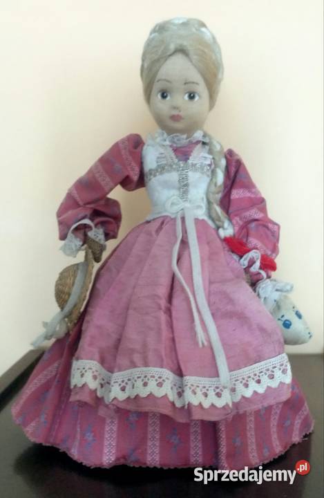 Lalka vintage w stroju regionalnym śląskie Dąbrowa Górnicza