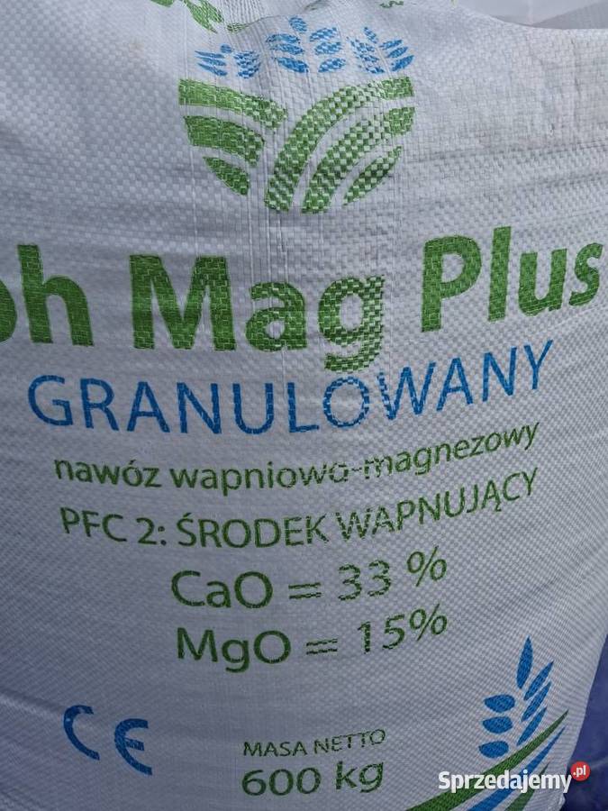 Wapno granulowane kredowemagnezowe Czarna kreda Fajsławice