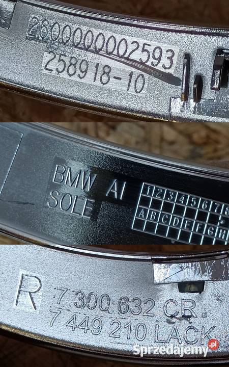 MINI COOPER F55 F56 F57 15 PIERŚCIEŃ RAMKA CHROM Pleszew