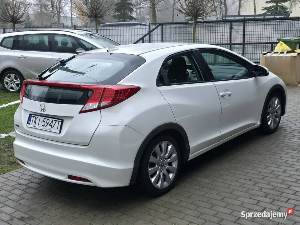 Honda Civic 18 Benzyna Serwisowany Gwarancja biały Piekoszów