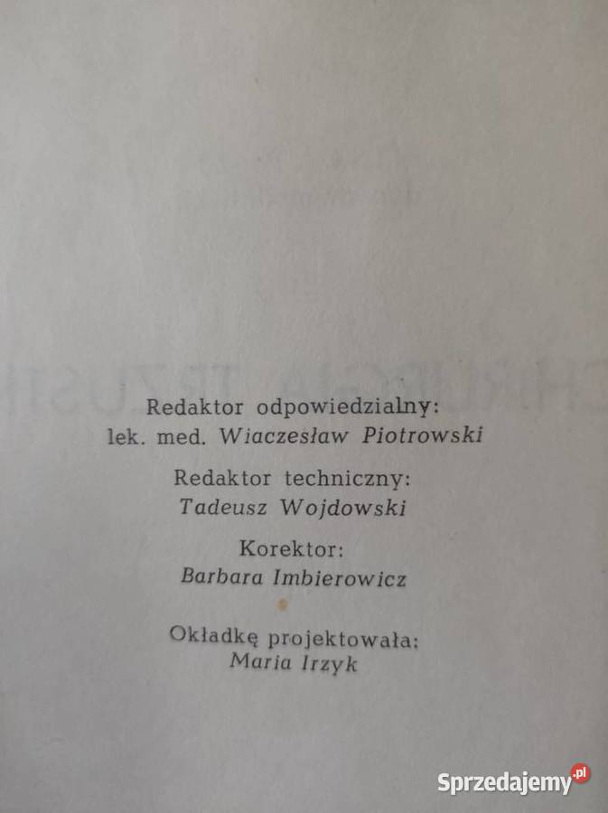 Chirurgia trzustki Stanisław Ziarek medycyna