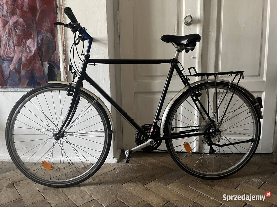 Rower czarny trekingowy miejski Falck Kraków