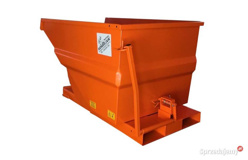 Kontener samowyładowczy 05m3 blacha 2mm koleba Więcbork