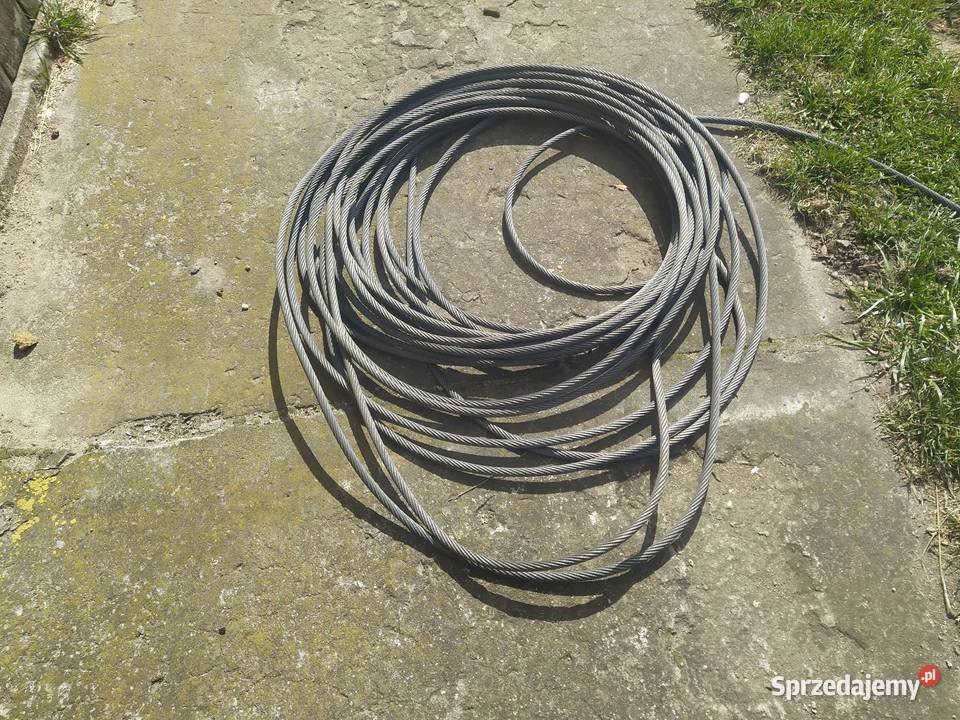 Liny stalowe 10mm na metry wciągarki wyciągarki Wrocław
