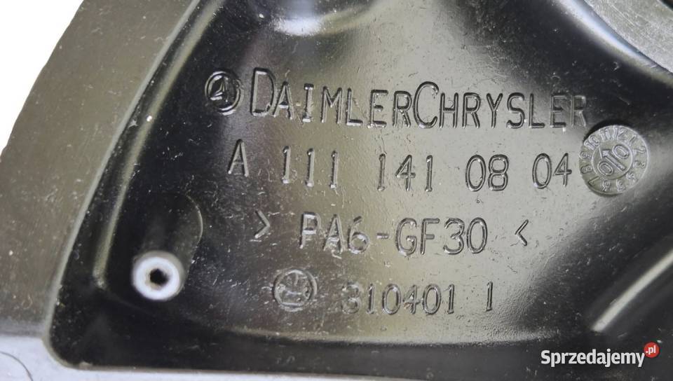 RURKA PRZEWÓD POWIETRZA MERCEDES W203 C KLASA 20 Działoszyce