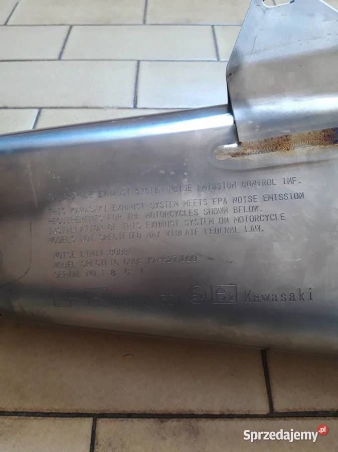Kawasaki ZX Ninja tłumik nowy Nakło nad Notecią