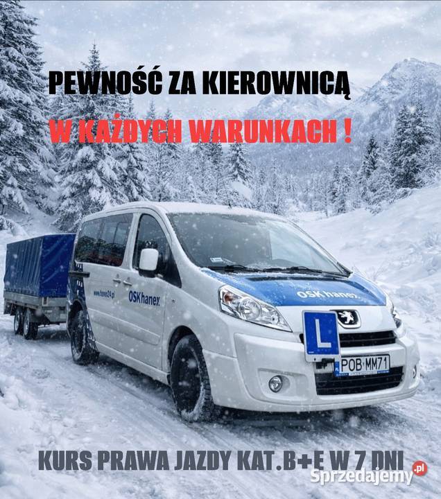Kurs na prawo jazdy kat BE Murowana Goślina Kursy na prawo jazdy wielkopolskie