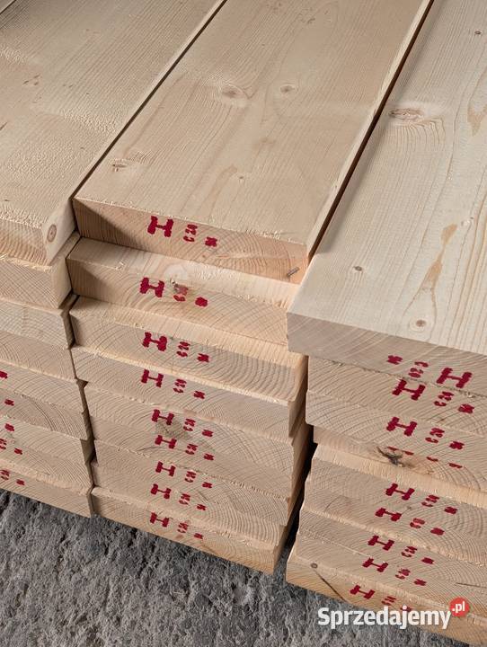 Drewno konstrukcyjne C24 45x95mm 5x10 małopolskie Uszew