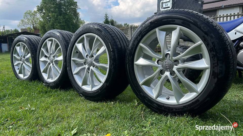 Felgi Audi z oponami Letnimi17 5x112 Et 56OPIS świętokrzyskie Wilczkowice