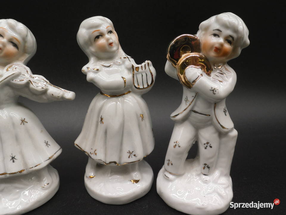 Zestaw 4 porcelanowych figurek Dziecięca Raszków sprzedam