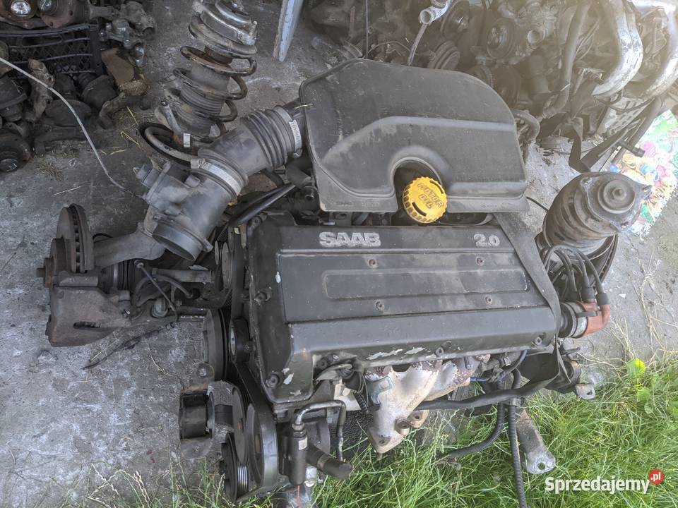 Saab 900 S 93 blok silnik wal słupek 20 T 94 osobowe Stalowa Wola