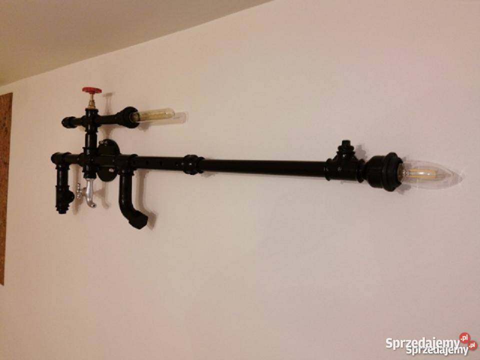 Lampa w stylu industrialny kinkiet ścienny Dekoracje i ozdoby Pszczyna