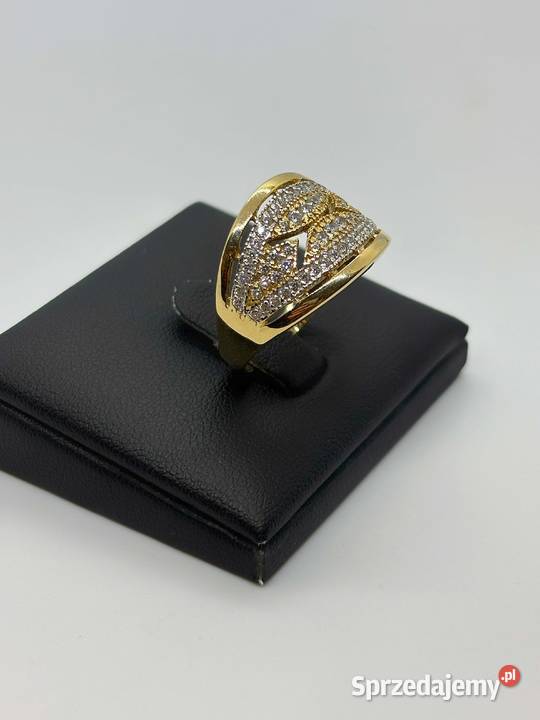 Nowy Złoty pierścionek pr 585 434g Rozmiar 21 Elbląg