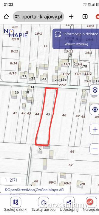 Działka rolno‑budowlana 3113 m² – Ozorków, ul. Skrajna 10 – media w drodze