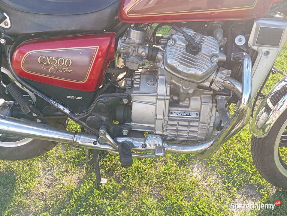 Honda CX 500 C Stan kolekcjonerski 18600 metalic Świnki