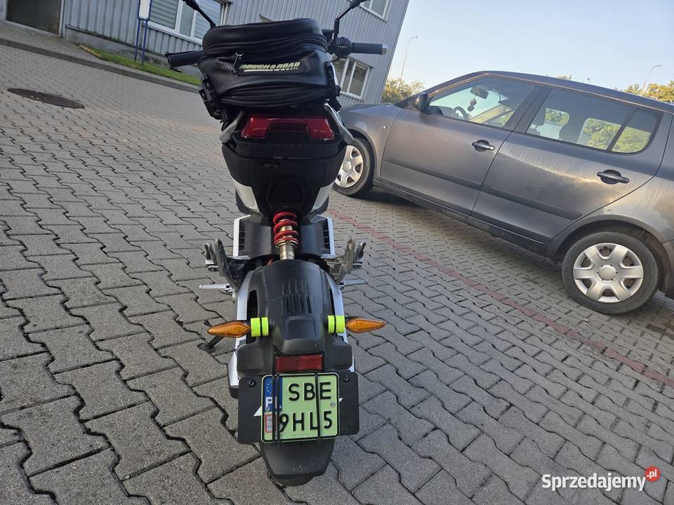 Skuter motocykl elektryczny MRF ESTREET 2500W pas napędowy łódzkie Łódź sprzedam