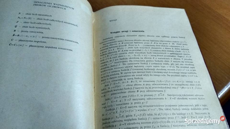 Analiza matematyczna nauczycieli Andrzej Książki i Podręczniki pomorskie Gdańsk