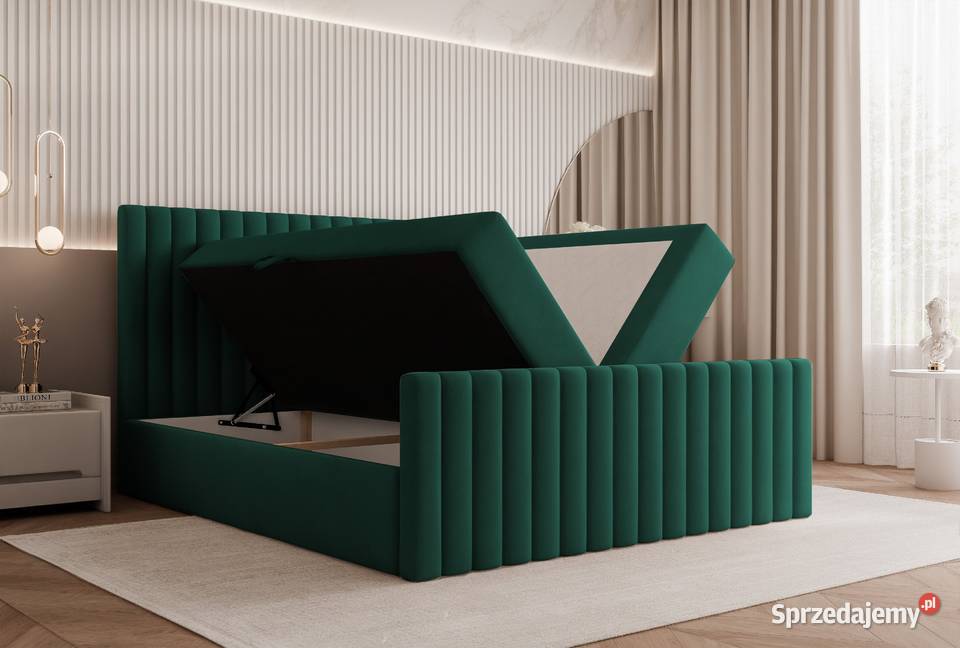 Łóżko kontynentalne Parma różne kolory i wielkopolskie Tarchały Małe