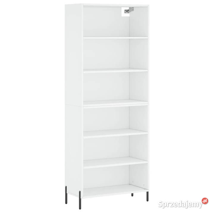Regał biały 695x325x180 materiał drewnopochodny