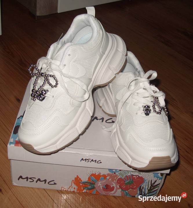 Adidasy Sneakersy ozdoby Miś kokardka siateczka Rawicz