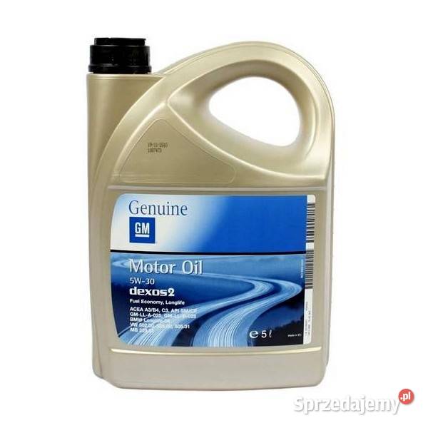 Olej GM 5W30 5 L dexos2 Sosnowiec