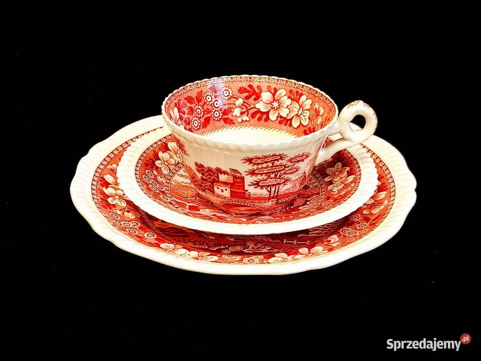 Zestaw kawowy trio angielski Copeland Spodes lubelskie Chełm