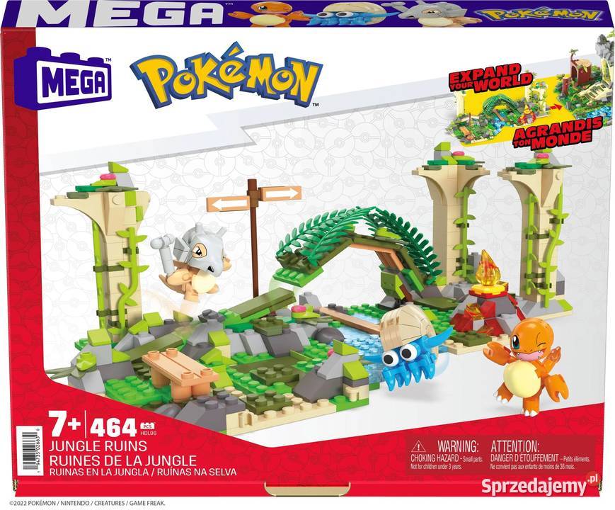 Pokemon Klocki Konstrukcyjne Ruiny w Dżungli
